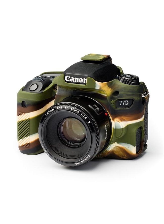 ECC77DC Secure Grip Camera Case for Canon 77D camo, Camouflage