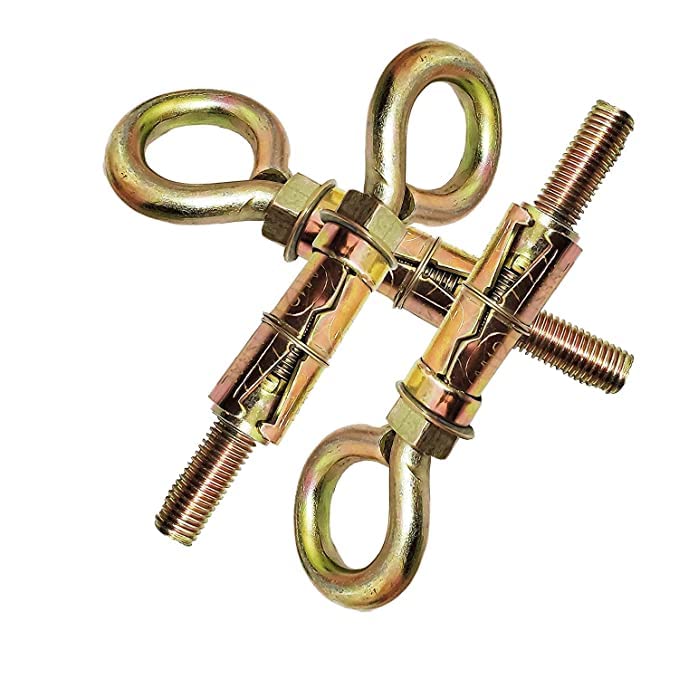 TheMujtaba Anchor Round Close Brass Hook Fasteners Brass Best Hook Color Golden 6mm 10 pcs - Image 3