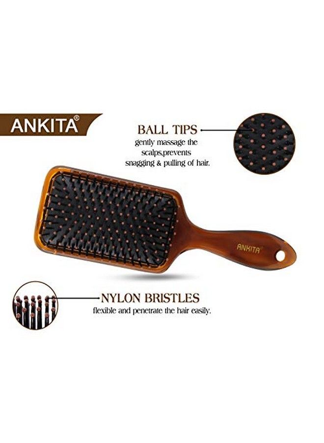 Ankita Hair Brush with Nylon Bristle AllPurpose Colors May Vary (144 Shell) by Chhavi Creation - Image 4