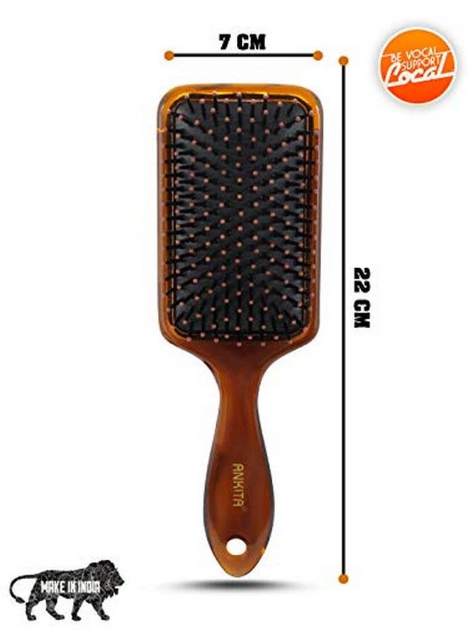 Ankita Hair Brush with Nylon Bristle AllPurpose Colors May Vary (144 Shell) by Chhavi Creation - Image 3