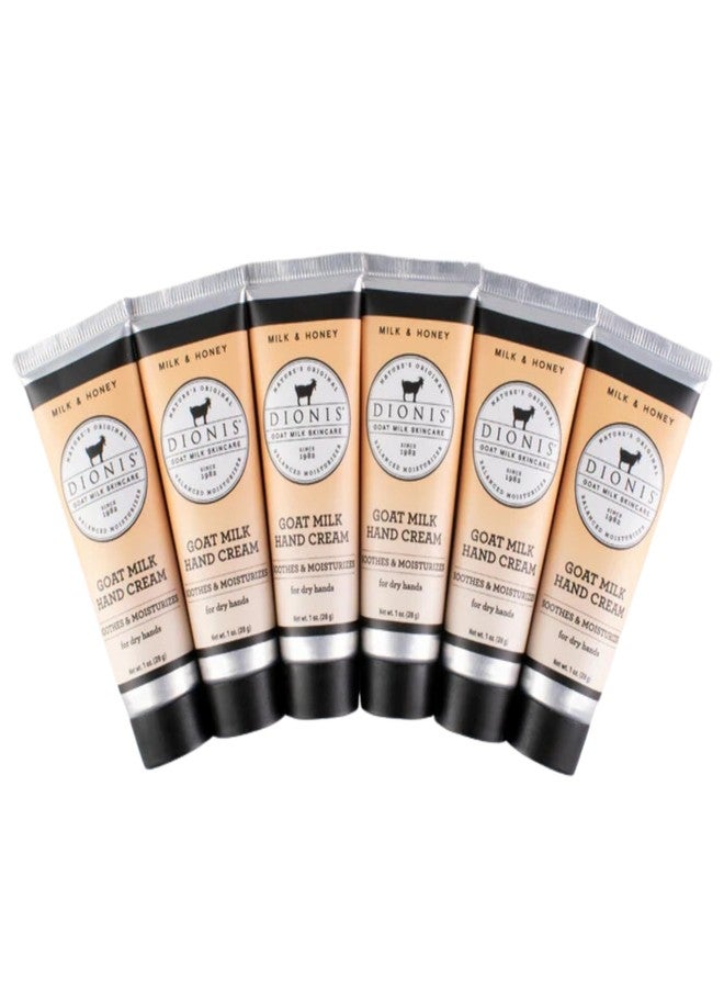 Dionis Goat Milk Hand Cream Milk & Honey 1oz (Pack of 6) - Image 1