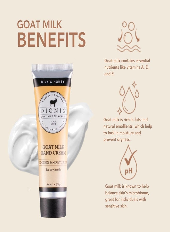 Dionis Goat Milk Hand Cream Milk & Honey 1oz (Pack of 6) - Image 2