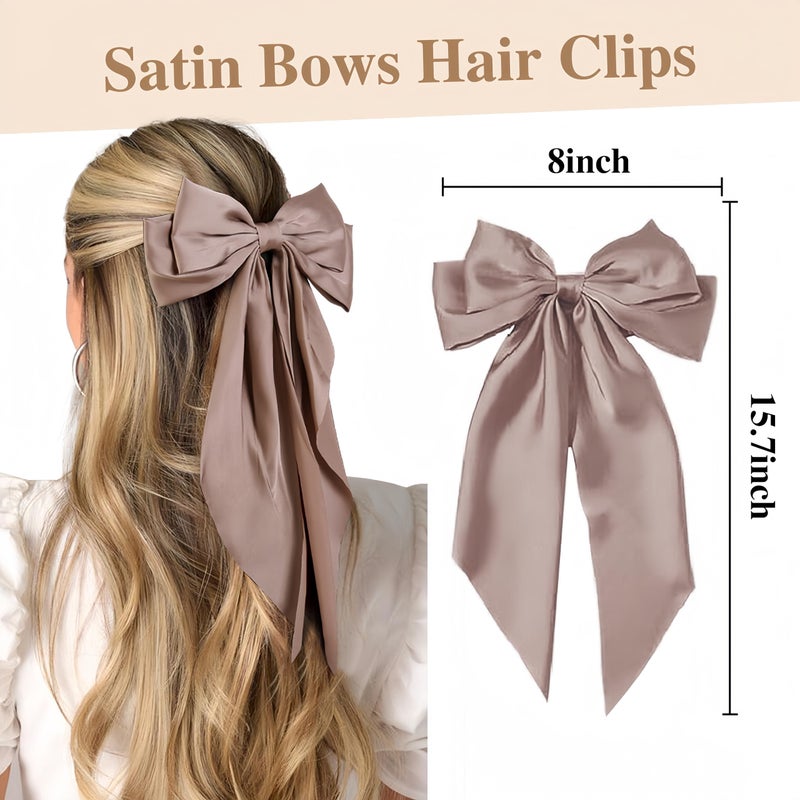 Tobeffect Hair Ribbon Clips with Long Tails - 8 PCS Cute Vintage Accessories for Women and Girls - Image 2