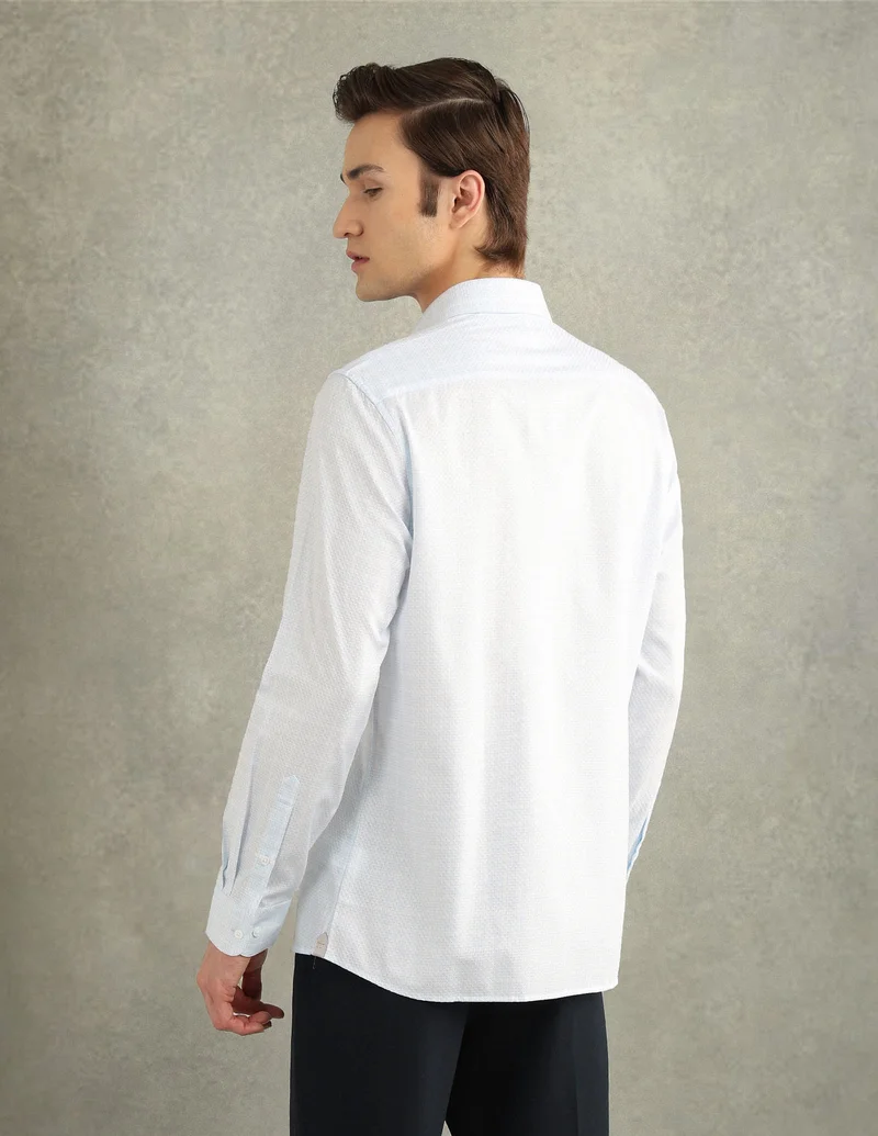 Arrow Light Blue Pure Cotton Italian Elegance Shirt for Men | Best Price UAE
