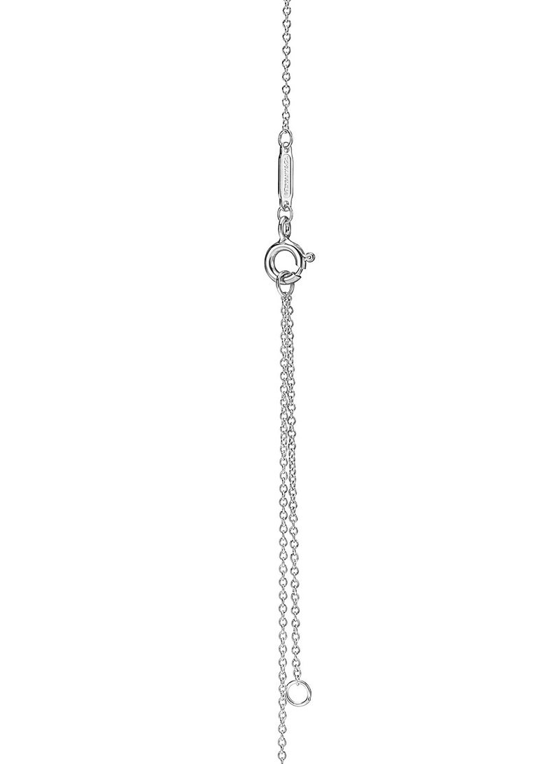 Tiffany & Co. Tiffany Double Heart Tag Pendant in Silver and Rose Gold  - Image 4