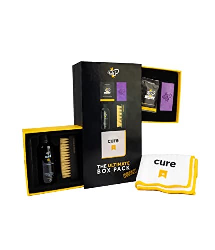 Crep protect مجموعة العناية بالأحذية من كريب بروتيكت - مجموعة تنظيف الأحذية المدمجة الفاخرة مع 9 من مناديل الأحذية، 1 ممحاة من جلد السويد والنوبوك، 3.38 أونصة من محلول التنظيف، قطعة قماش ميكروفايبر وفرشاة - Image 4