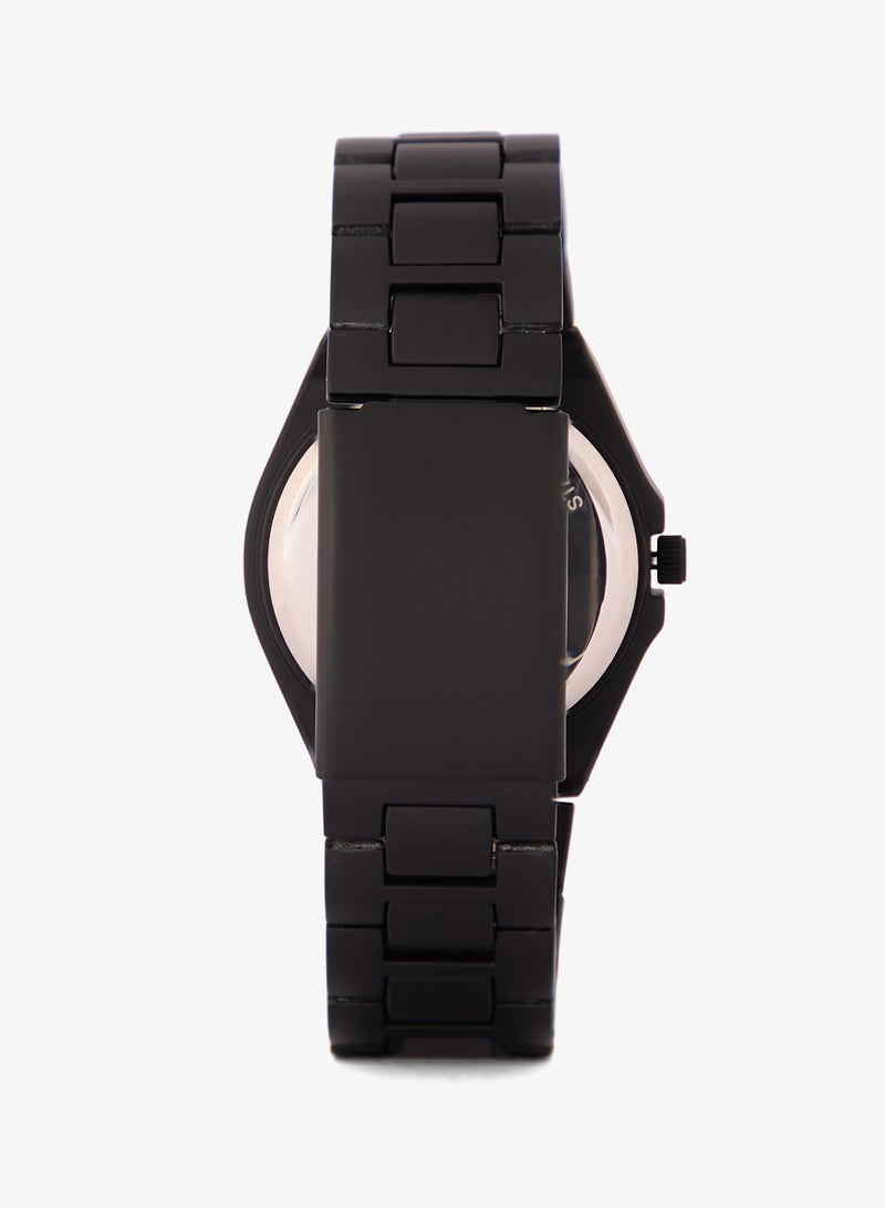 روبرت وود ساعة يد معدنية بعقارب - Image 4