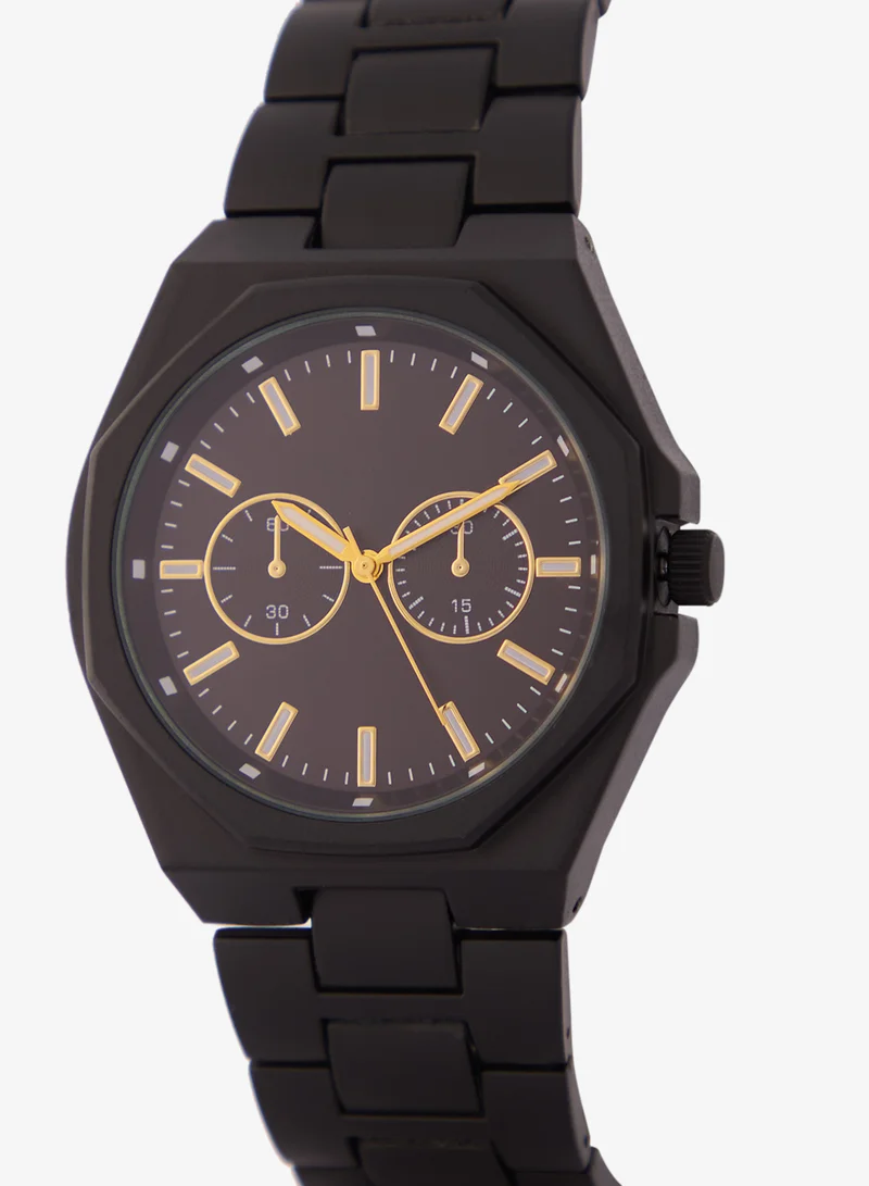 Robert Wood Metal Strap Analogue Watch