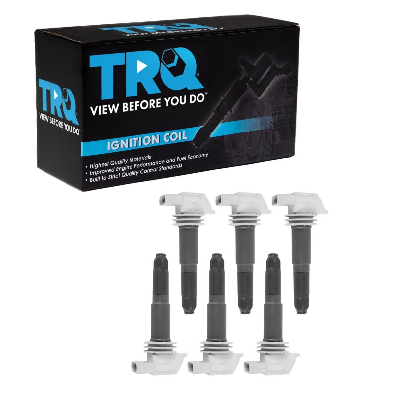 TRQ Ignition Coil Set 6 Piece Compatible with 0919 Porsche 911 0916 Boxster 0916 Cayman - Image 2