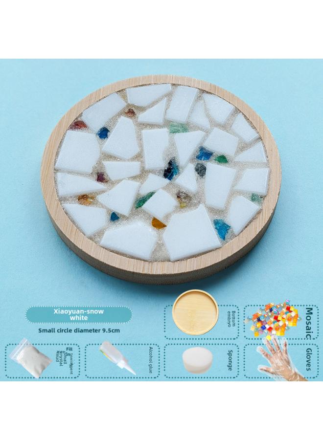New Diy Handmade Coaster Material Bag Mosaic Parent-child Creative Kindergarten Small Gift Educational Toys