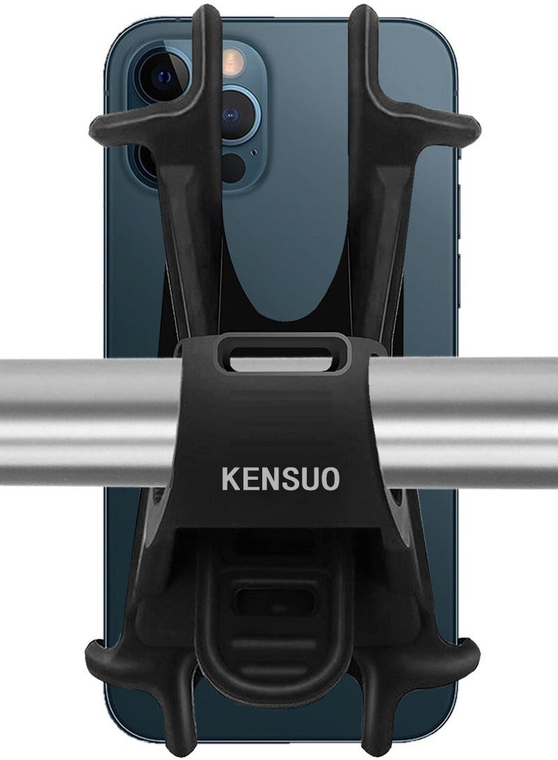 KENSUO Bike Phone Holder, Silicone – Secure & Reliable, Compatible with iPhone & Samsung - Image 2