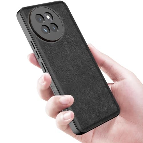 Kapa Tux Leather Back Cover for Xiaomi 14 Civi | Slim Shockproof Camera Protection Bumper Case (Black) - Image 5