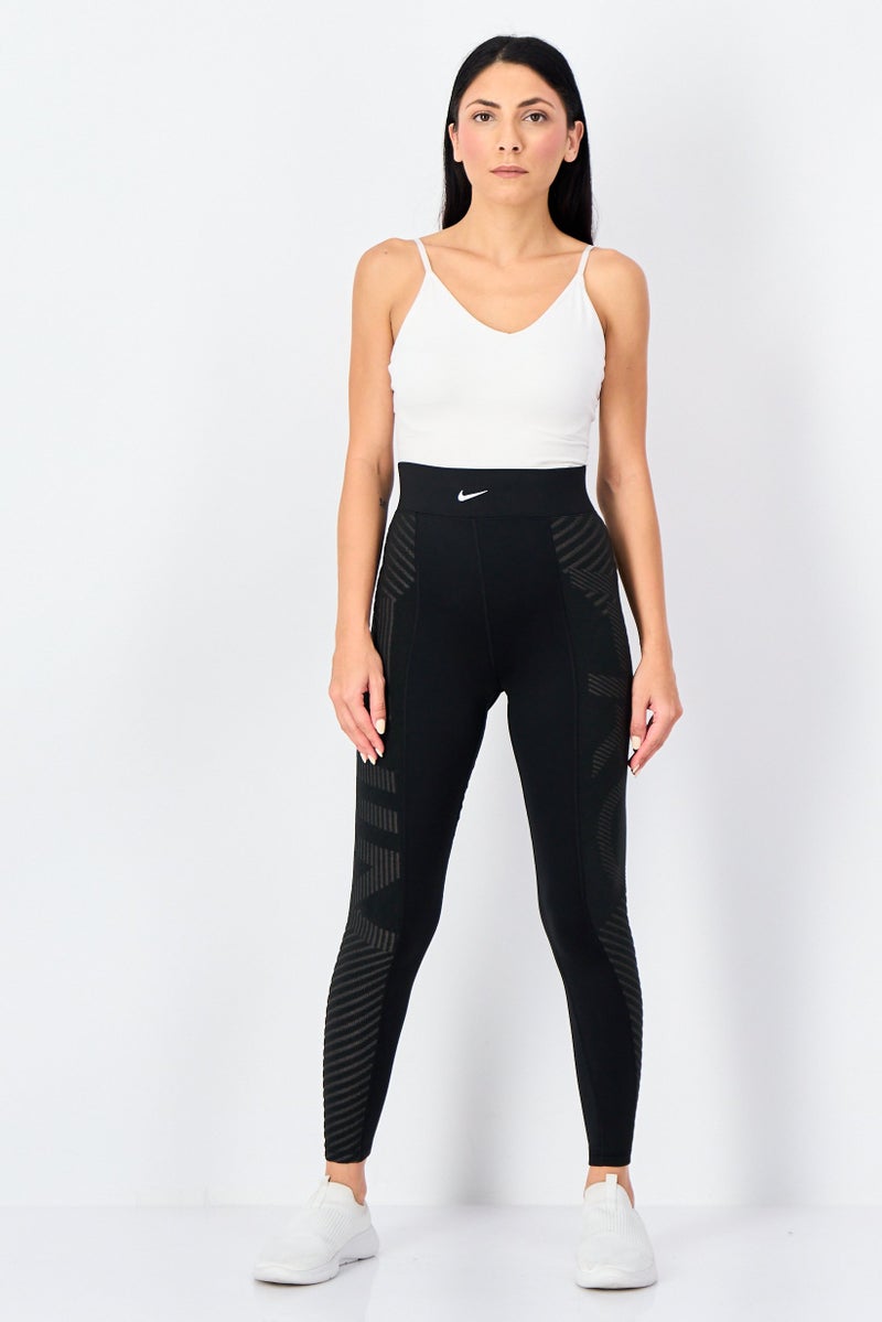Nike  leggings تدريب ضيقة للنساء، سوداء - Image 3