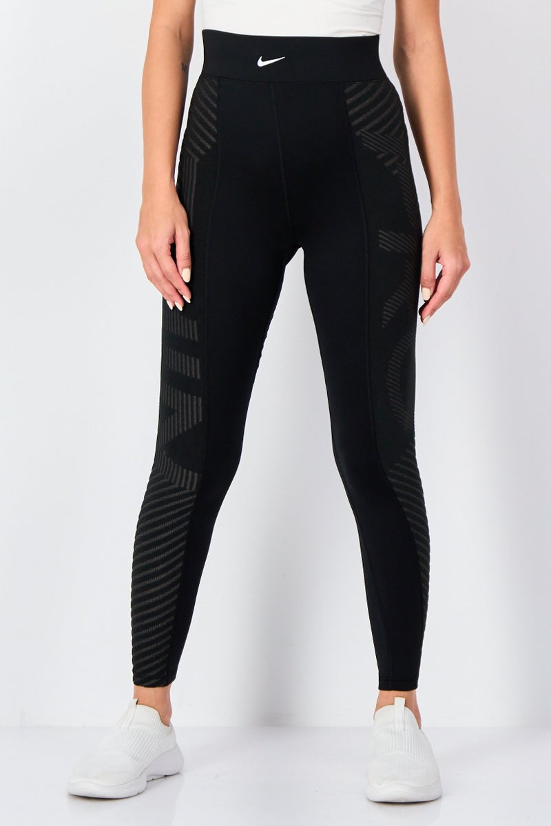 Nike  leggings تدريب ضيقة للنساء، سوداء - Image 1