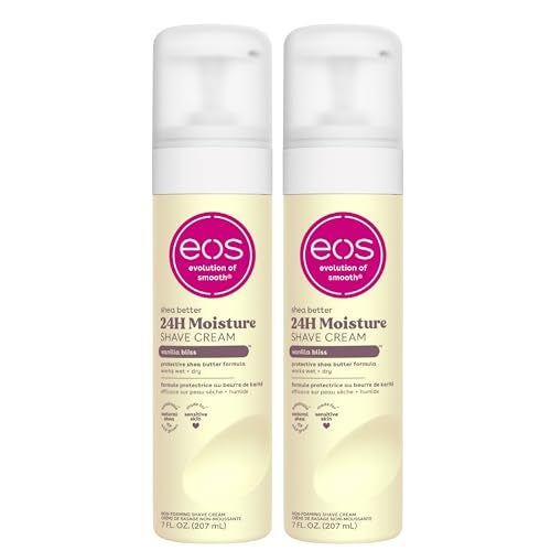 eos Shea Better Womens Shave Cream Vanilla Bliss Shea Butter Skin Care Shaving Cream for Women 14 fl oz 2Pack