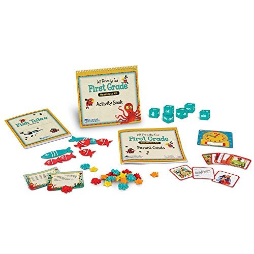 Learning Resources All Ready for First Grade Readiness Kit, Back to School Activities, School Preparation Toys, Homeschool, 32 Page Guide Included, Ages 5+ - Image 3