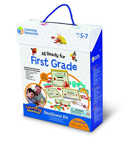 Learning Resources All Ready for First Grade Readiness Kit, Back to School Activities, School Preparation Toys, Homeschool, 32 Page Guide Included, Ages 5+ - Image 5