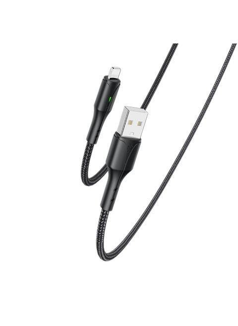 Yesido CA98 Fast Charger USB to Lightning Data Cable for iPhone Sync Charger Cord 20W PD Charging Cable - Black