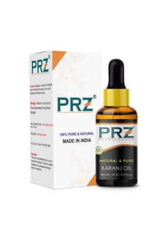 PRZ Karanj Seed Cold Pressed Carrier Oil Pure Natural Therapeutic Grade Oil For Skin Care & Hair Care 15 Ml  - Image 2