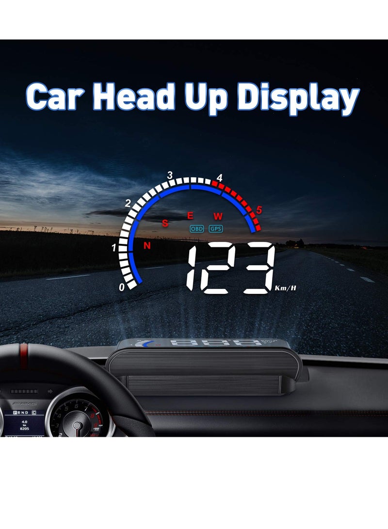 جولف لينك شاشة عرض أمامية GULFLINK (HUD) عداد سرعة السيارة M13 PLUS - Image 2