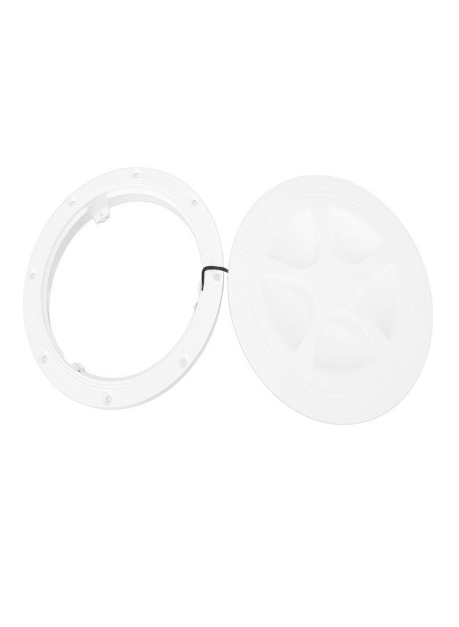 6 Inch Boat Deck Plate Round Circular Type Inspection Deck Plate Lid Detachable Cover for Marine Yacht Kayak White - Image 5