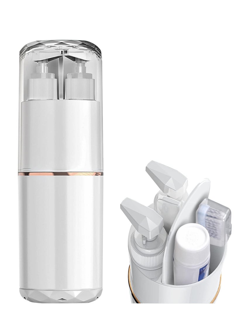 SYOSI 5 in 1 Travel Toothbrush Case with Lid Portable Travel Toothbrush Holder Toiletry Cup Travel Camping School Toothbrush Travel Container Travel Wash Set  - Image 1