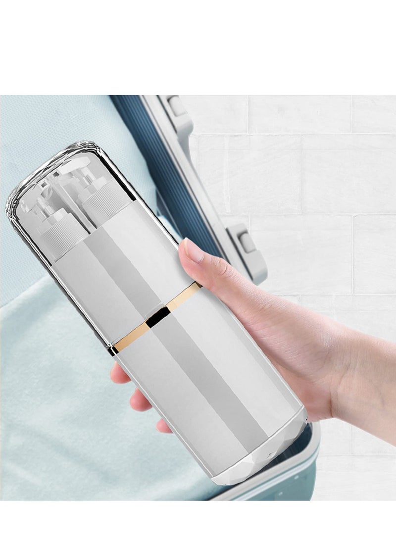 SYOSI 5 in 1 Travel Toothbrush Case with Lid Portable Travel Toothbrush Holder Toiletry Cup Travel Camping School Toothbrush Travel Container Travel Wash Set  - Image 2