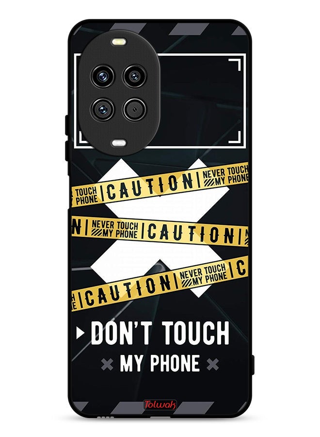 Tolwak Huawei nova 14 Pro 5G Protective Case Cover Caution Never Touch My Phone