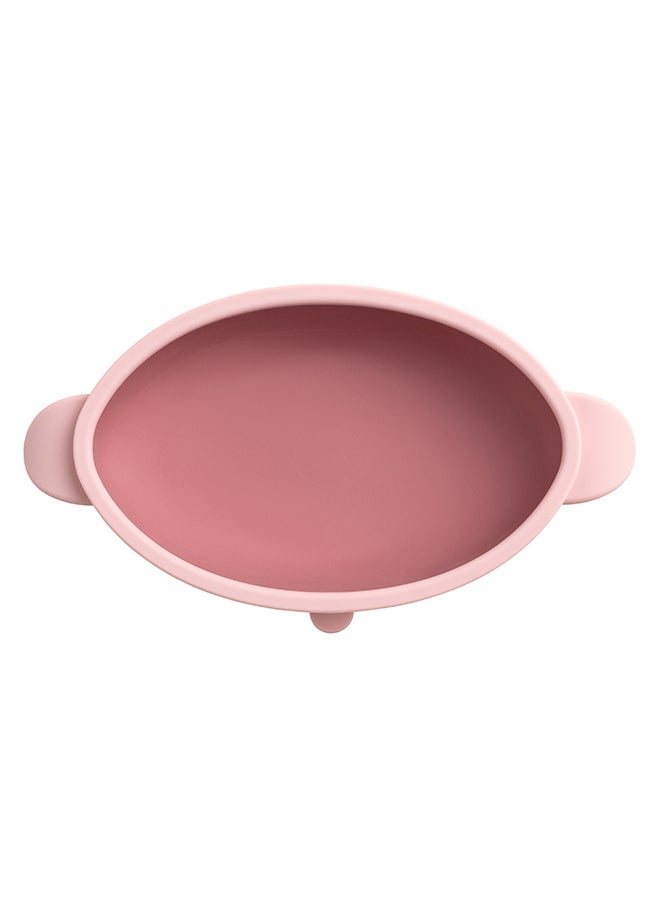 bibado Silicone Suction Bowl, Helps Babies To Grips With Scooping And Independent Feeding Suitable For 6 Months To 3 Years - Blush  - Image 2