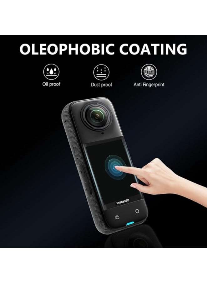 2 Pack Tempered Glass Screen Cover for Insta 360 X5/X4 Action Camera Accessories,Ultra HD,9H Hardness,Scratch Resistant - Image 5