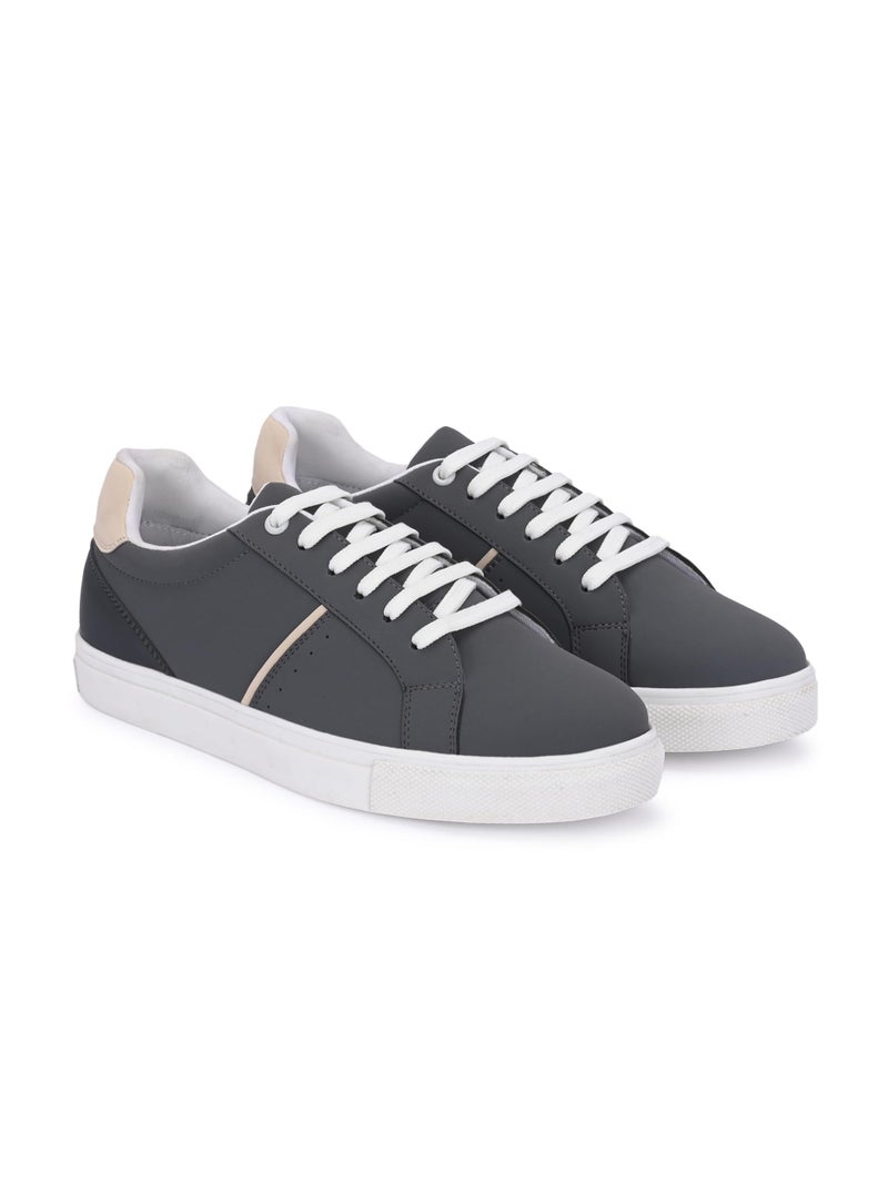 Centrino Women Casual Sneaker | Ultra Soft Cushion | Trendy & Lightweight Design | Low Top Flat Sole | Colorblock Sneakers | White Sneakers Girl Shoes 7610-6 - Image 3
