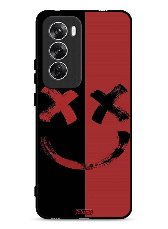 Tolwak Oppo Reno12 5G Protective Case Cover Marshmallow Art Pattern - Image 1