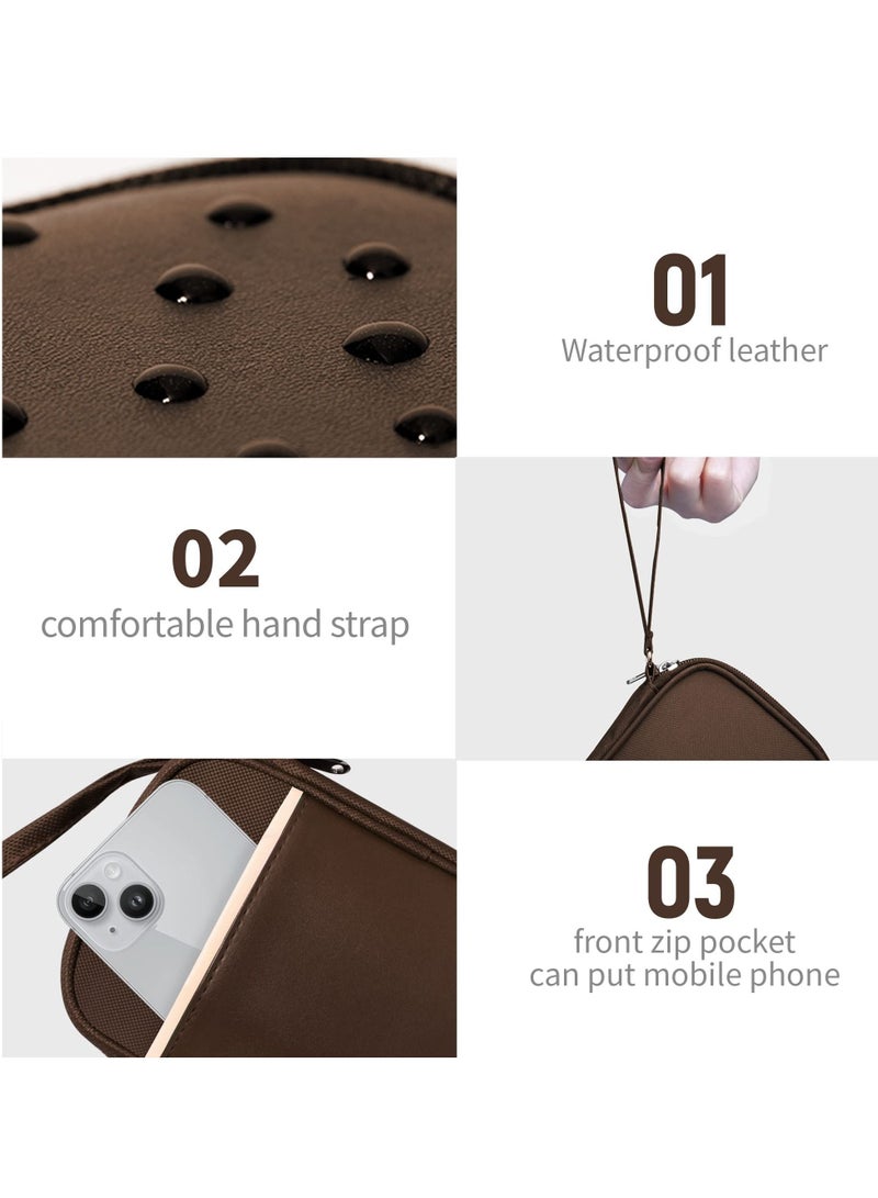 KASTWAVE Travel Cable Organizer Bag Pouch - Waterproof Portable All-in-One Electronic Accessories Carry Case for Cables Chargers Phones Hard Drives SD Cards  - Image 5