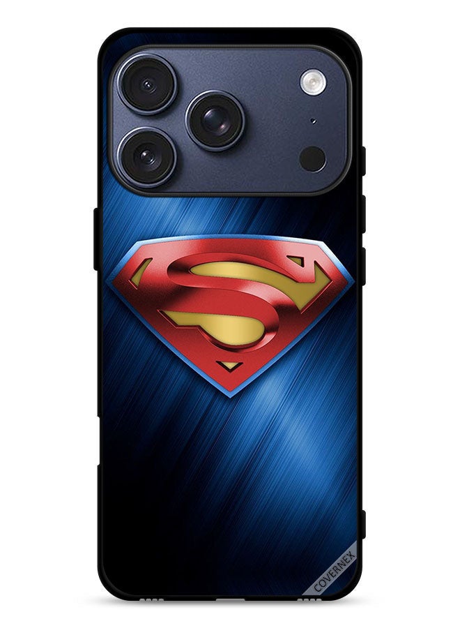 Covernex Apple iPhone 17 Pro Protective Case Cover Superman Logo - Image 1
