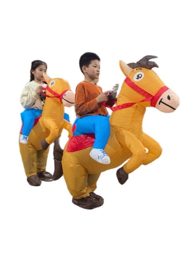 بدلة أداء حصان الجاز للهالوين بدلة لطيفة على شكل حيوان الجاز قابلة للنفخ - اللون: مراهق 120-150 سم - Image 1