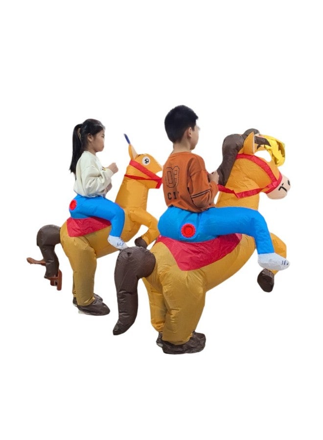 بدلة أداء حصان الجاز للهالوين بدلة لطيفة على شكل حيوان الجاز قابلة للنفخ - اللون: مراهق 120-150 سم - Image 2