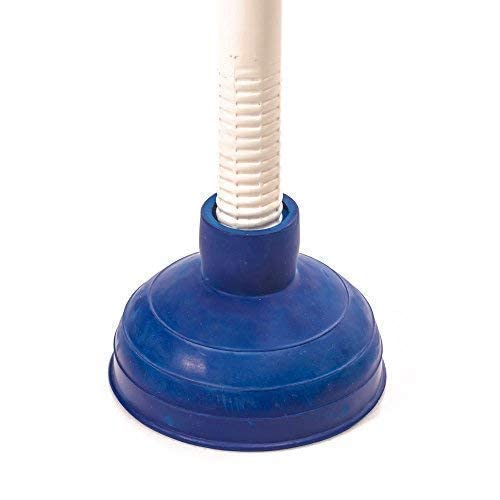 Vimal All Ronder (Toilet/Bathroom/Kitchen) Drain/Sink Plunger and Tin Tin 20" Bathroom Floor Cleaning Plastic Broom - Image 3