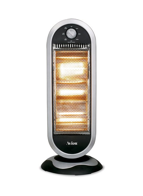 Halogen Heater, 1200 Watts, Oscillation Function, Wide Angle Heat Reflector 3 Heat Level