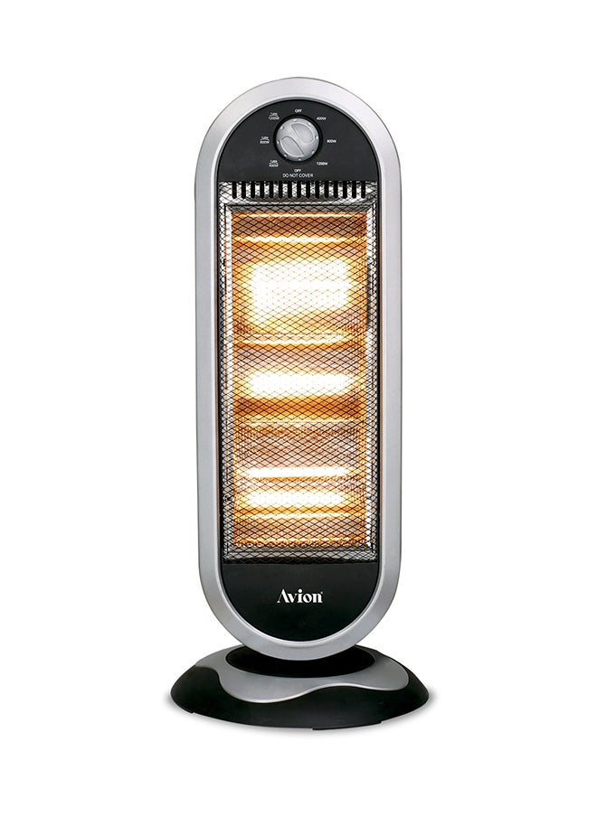 Halogen Heater, 1200 Watts, Oscillation Function, Wide Angle Heat Reflector 3 Heat Level