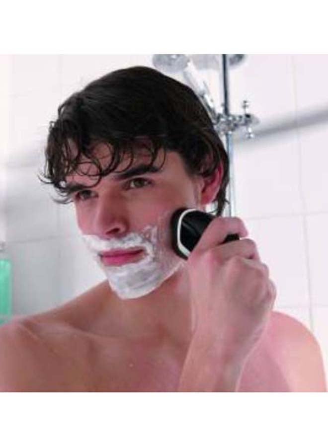 Philips Aqua Touch Electric Shaver Black/White/Silver - Image 2