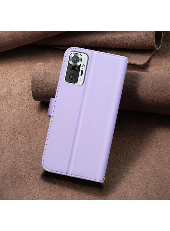 S-TOP Case For Redmi Note 10 Pro / Note 10 Pro Max Square Texture Leather Phone Case - Image 3