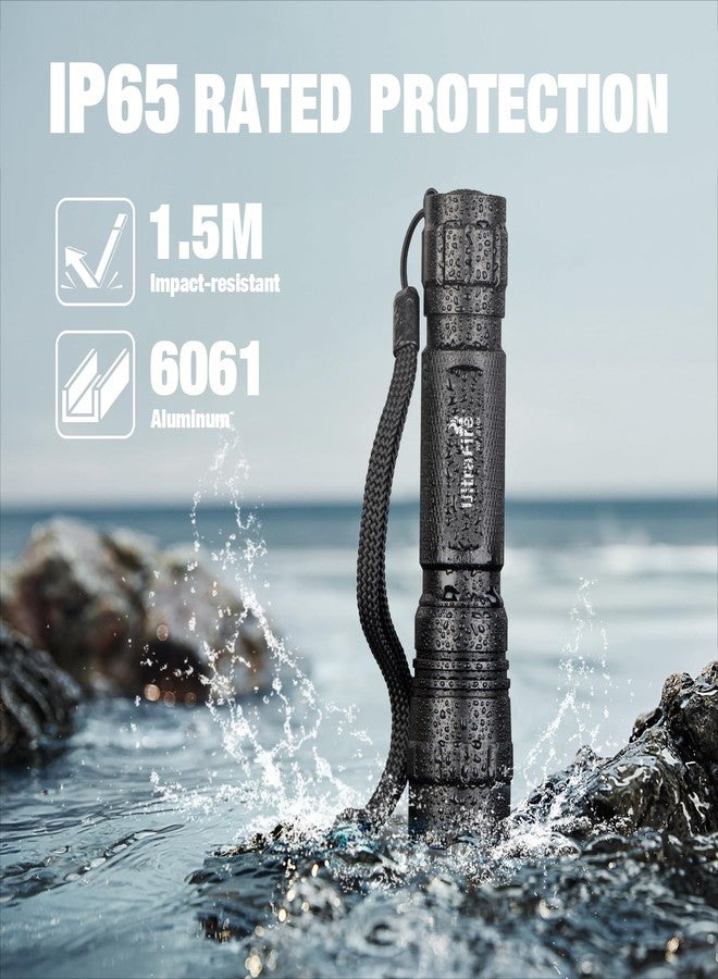 ULTRAFIRE Tactical Flashlight with Holster for Duty Belt, 1000 High Lumen Police Flashlight with Belt Holster, Rechargeable Law Enforcement Flashlight, 3 Modes Security Flashlights WF-501BX - Image 5