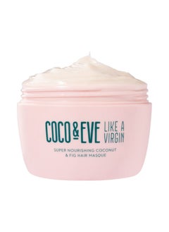 COCO & EVE Coco & Eve Like a Virgin Hair Masque - Coconut & Fig Hair Mask for Dry Damaged hair with Shea Butter & Argan Oil for Hair Repair & Hydration | Deep Conditioning Mask Hair Treatment (212 ml)  - Image 1