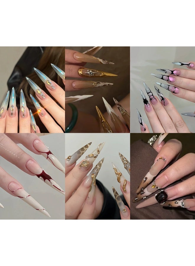 550pcs soft gel full coverage nail tips 11 sizes gel nail tips, full coverage false nails artificial nails with box, semi-matte tip gel nail extensions suitable for nail salons and DIY manicures - Image 3