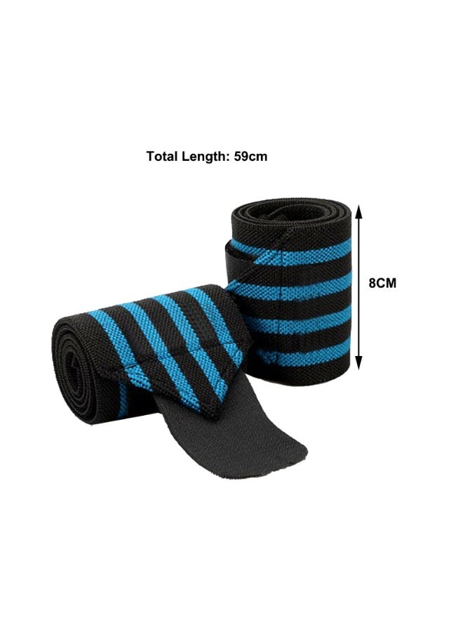 Generic 2 PCS Men Women Wrist Wraps for Weightlifting with Thumb Loop,Wrist Support Braces for Gym Workouts,Professional Grade Wristbands,Cross Training - Image 3