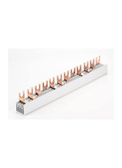 KNP  4 Pole Copper Busbar Fork Type is Used in Electrical Distribution Systems to Efficiently Conduct and Distribute Electrical Power Across Multiple Circuits.
