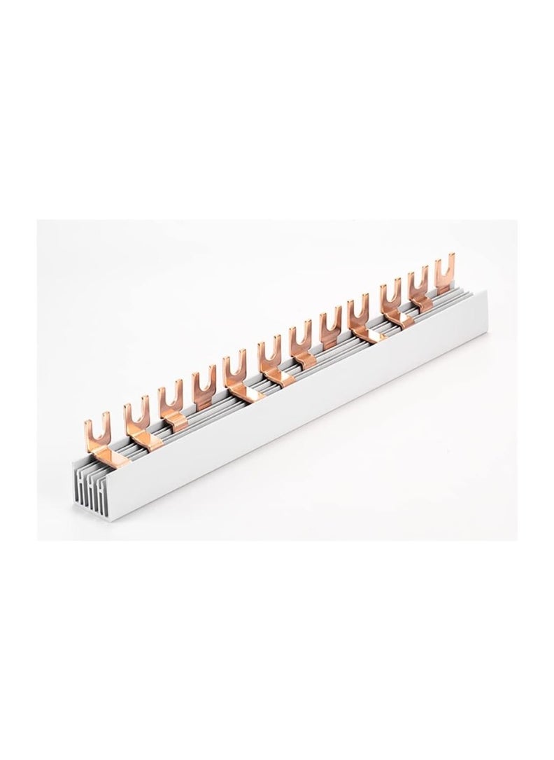 KNP - KNP  4 Pole Copper Busbar Fork Type is Used in Electrical Distribution Systems to Efficiently Conduct and Distribute Electrical Power Across Multiple Circuits. - Image 1