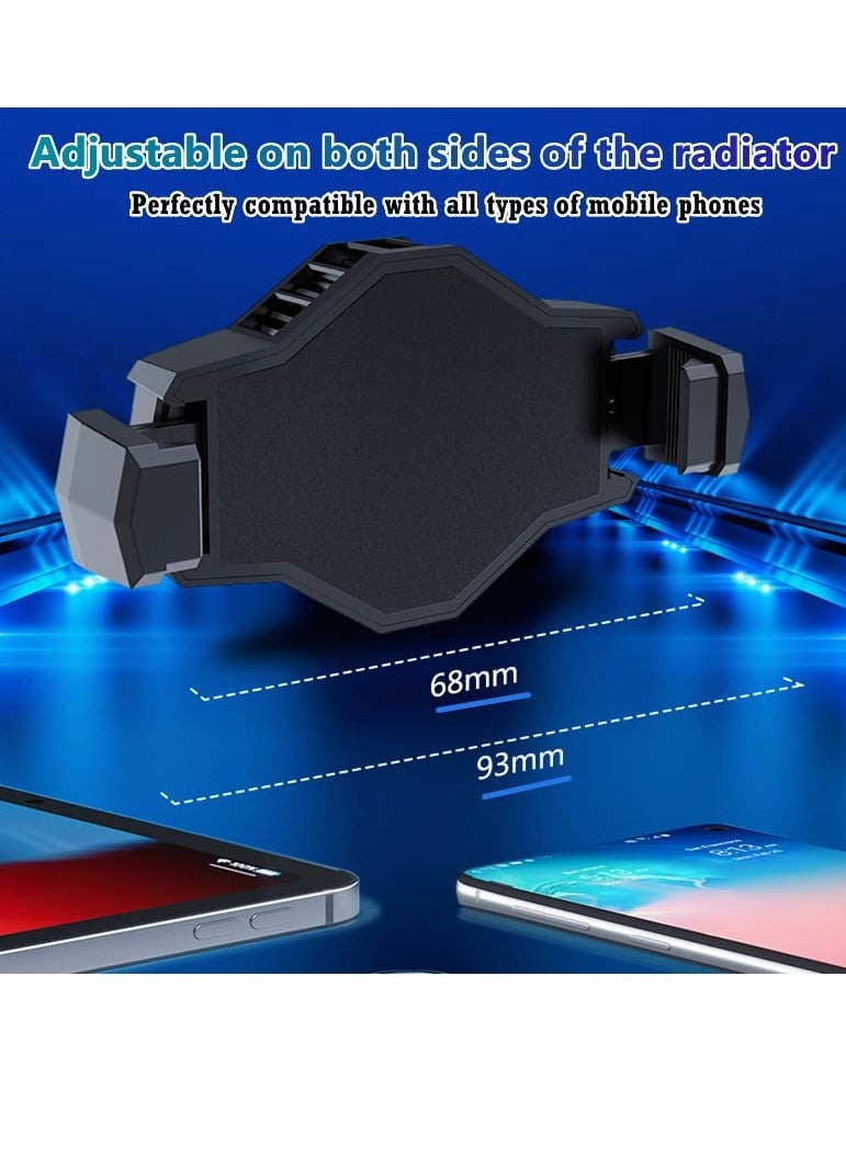 Beauenty Portable RGB Phone Cooler Fan for Gaming, Fast Cooling Pad for 4.5-7 inch Smartphones, Compatible with iPhone/Android, Ideal Mobile Radiator for Enhanced Gaming Experience.  - Image 3
