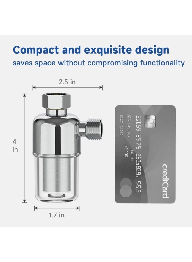 MWS-ForCamping Water Filter,Reusable Sediment Water Filter, Washing Machine Water Filter, 40µm 316 Stainless Steel Mesh, Prevent Impurity, for Washing Machines, Showers, RVs, Heaters - Image 2