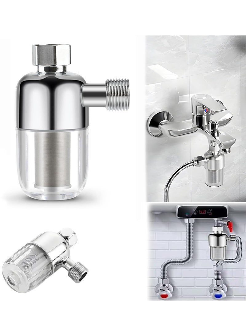 MWS-ForCamping Water Filter,Reusable Sediment Water Filter, Washing Machine Water Filter, 40µm 316 Stainless Steel Mesh, Prevent Impurity, for Washing Machines, Showers, RVs, Heaters - Image 1